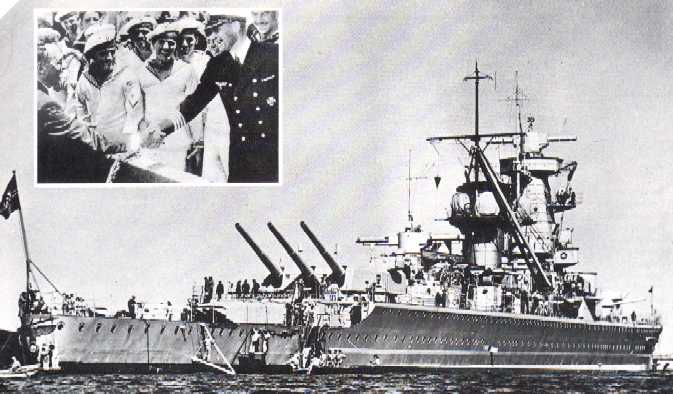 Admiral Graf Spee 1936-1:1250 Navire de guerre IXO Croiseur lourd militaire WS3 